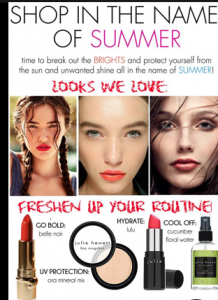 Julie Hewett Summer Freshen Up Your Routine